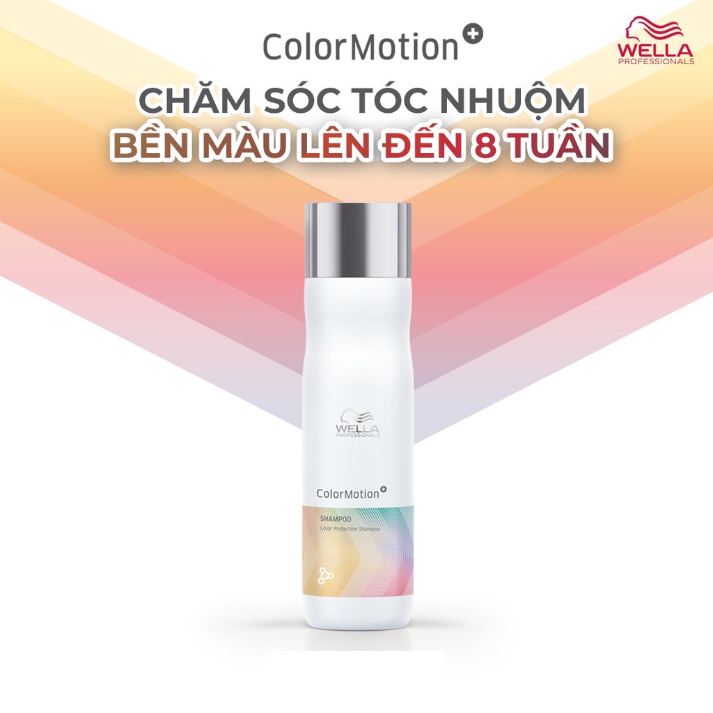 Dầu Gội Wella Color Motion Dành Cho Tóc Nhuộm, Giúp Bảo Vệ Lớp Màu Đẹp 50ml