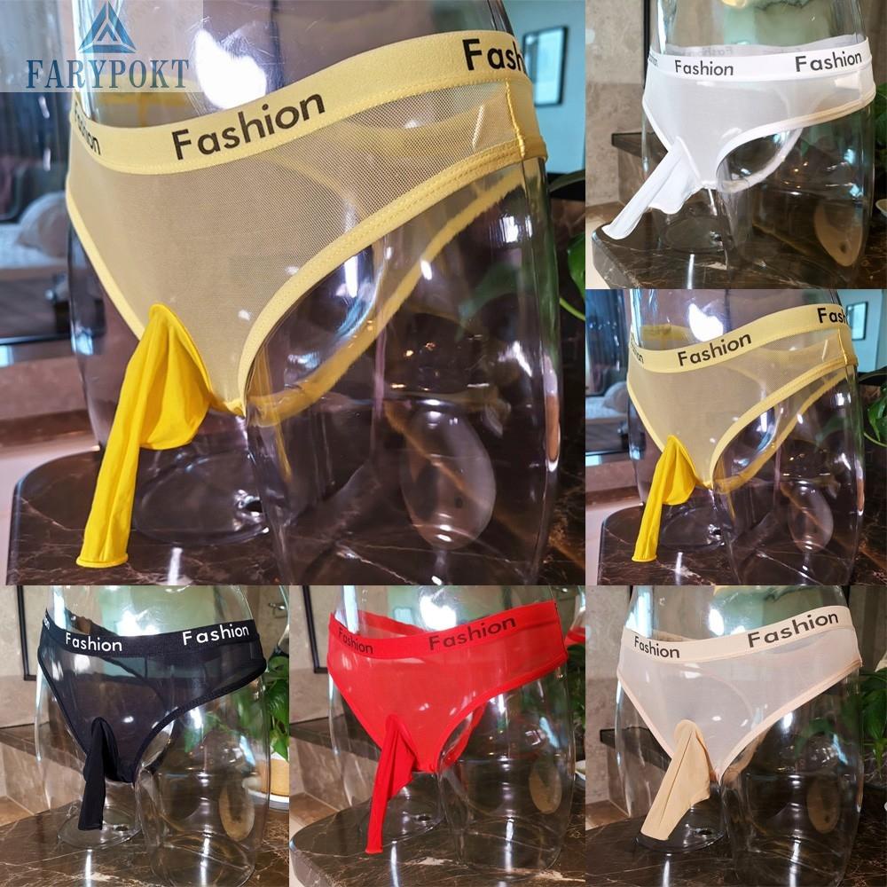 Briefs Underwear Bikini Breathable Nightwear See Through Sexy Underpants【FRpokt】