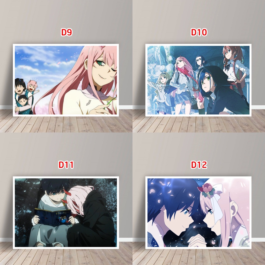 Tấm Postcard Cao Cấp Anime Darling In The FranXX