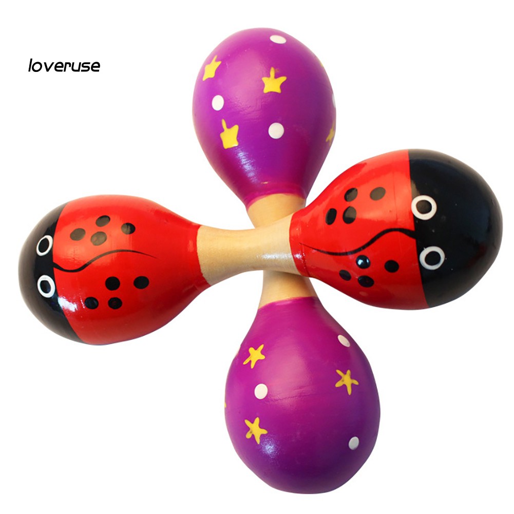 Đồ chơi nhạc cụ Maraca bằng gỗ