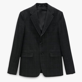 Áo khoác blazer Zara authentic CHECK SUIT