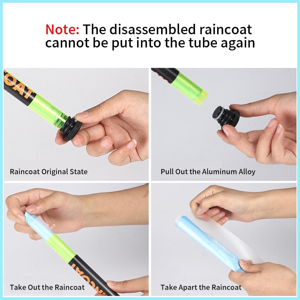 1 Áo Mưa Chống Nước Dành Cho Nam Nữ