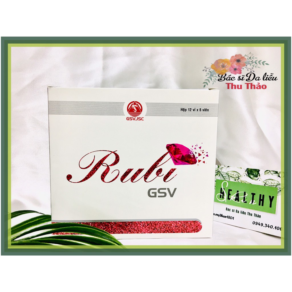 RUBI GSV - HỖ TRỢ GIẢM NÁM, TÀN NHANG, MỤN