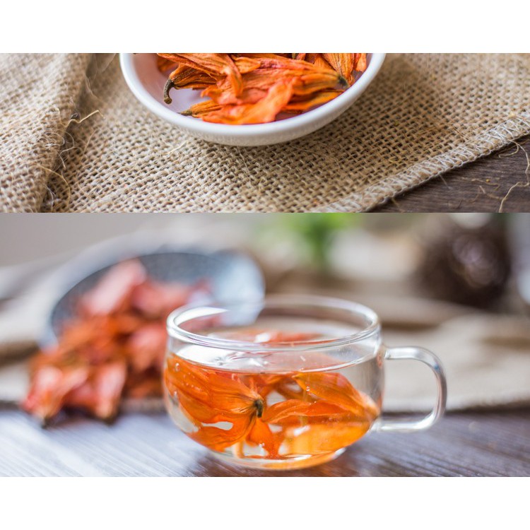 Trà hoa bách hợp sấy lạnh gói 20 gram - Giúp an thần, ngủ ngon, làm đẹp