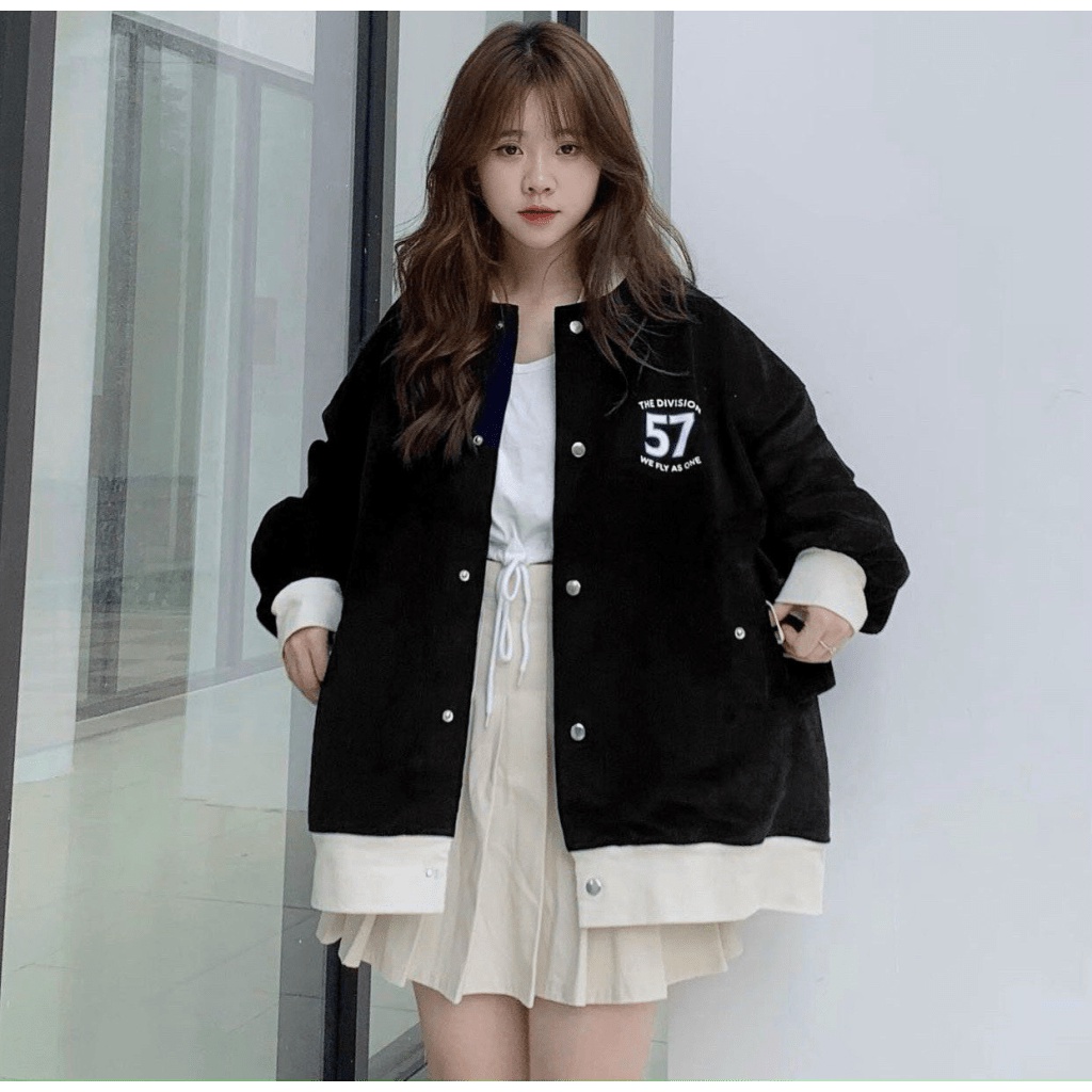 (MẪU MỚI) ÁO KHOÁC NỮ  CHẤT LIỆU KAKI NHUNG CAO CẤP HỌA TIẾT 57 THÊU THỜI  ĐẸP TINH TẾ HHP