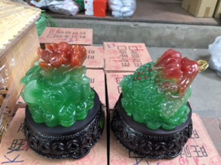 Combo Cóc thiềm thử và Tỳ Hưu (đế xoay)