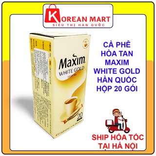 Cà phê hòa tan MAXIM WHITE GOLD Hàn quốc hộp 20 gói 234g