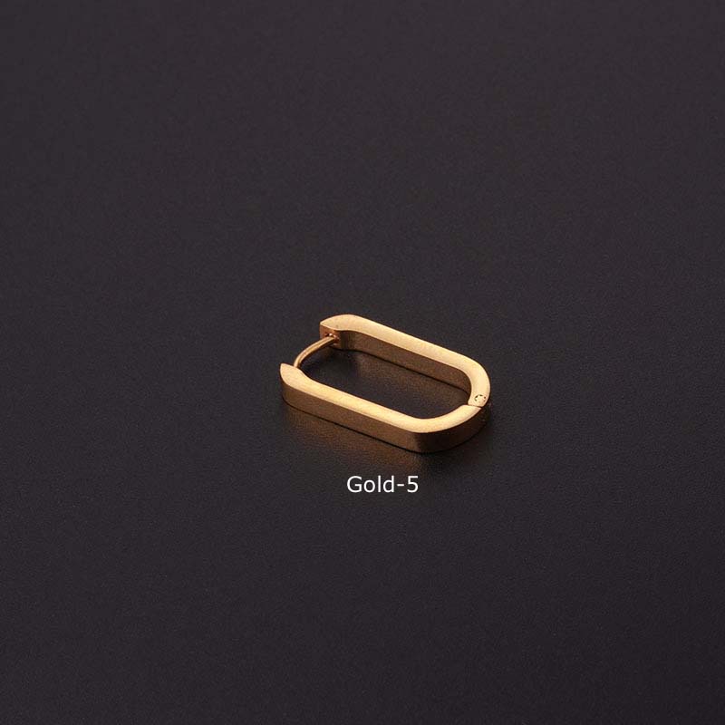 1 Khuyên Tai Hình Trái Tim / Ngôi Sao Bằng Thép Không Gỉ 18g