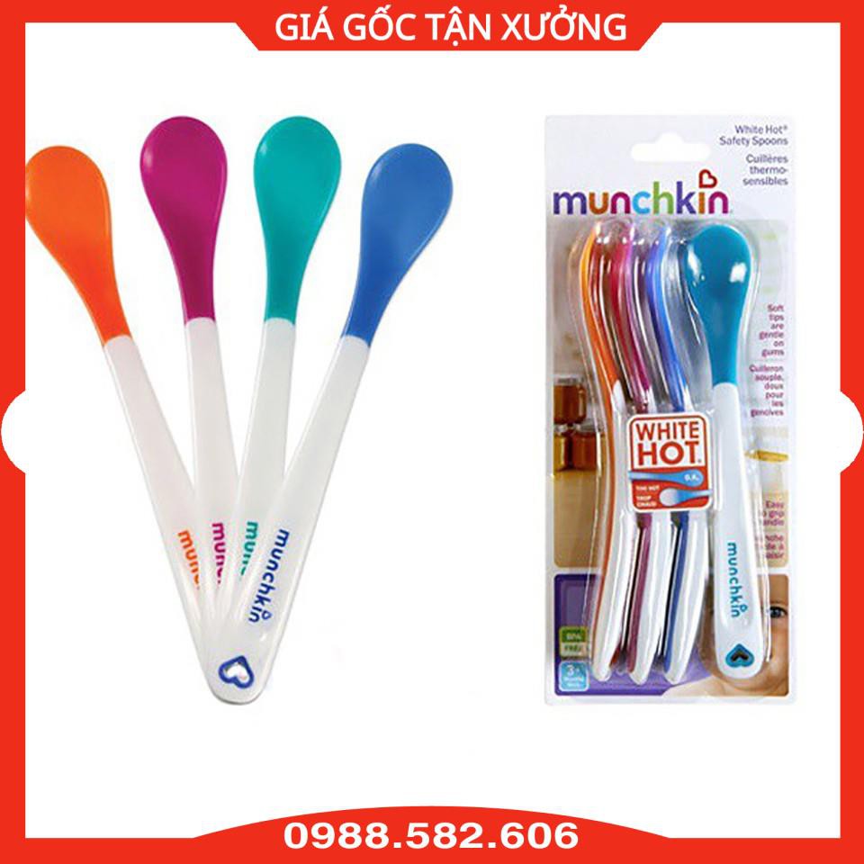 Thìa Ăn Dặm Báo Nóng Munchkin Tiện Lợi Cho Bé (Bán Lẻ 1 Chiếc) - 735282436826