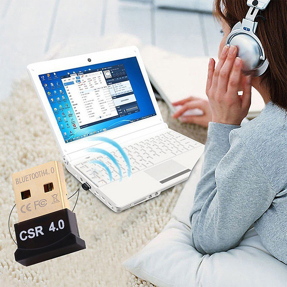 Usb Nhận Tín Hiệu Bluetooth 4.0 Csr4.0 + Edr Cho Máy Tính