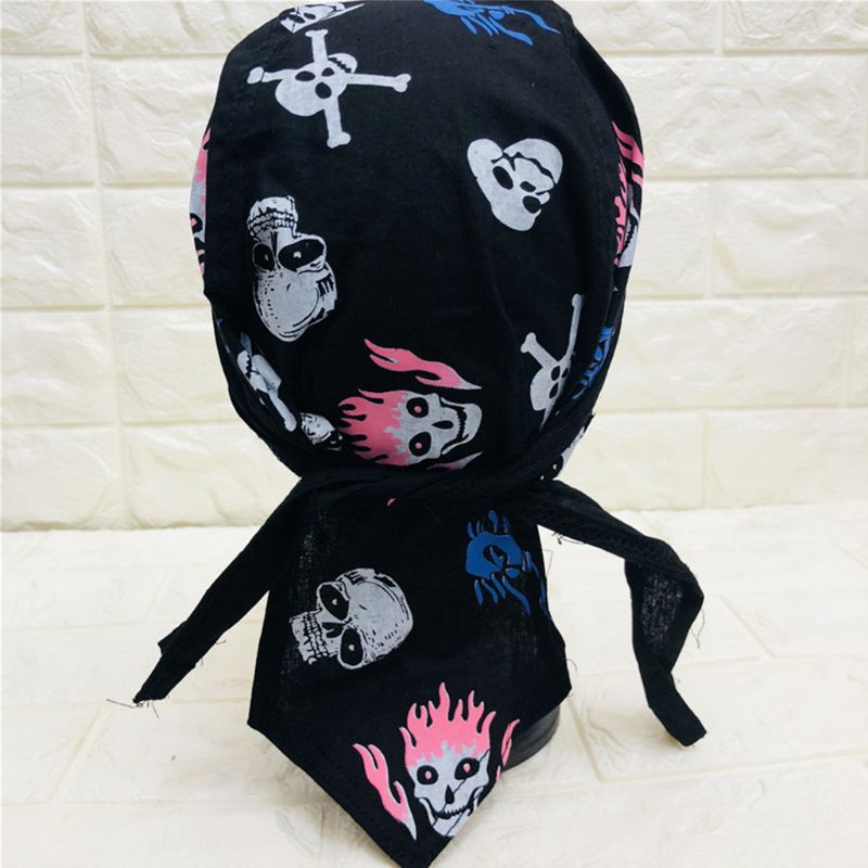 Mũ Trùm Đầu Họa Tiết Hoa Phong Cách Hip Hop Gothic Thời Trang Bandan