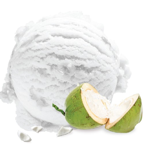 Mứt dừa  Hương liệu làm kem  Rubicone Coconut  Nguyên liệu pha chế, làm kem, bánh ngọt hương vị Dừa của Ý