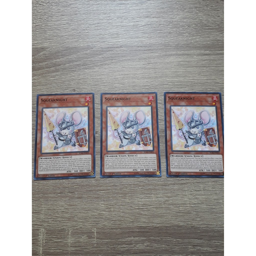 Combo 3 lá Yugioh - Squeaknight