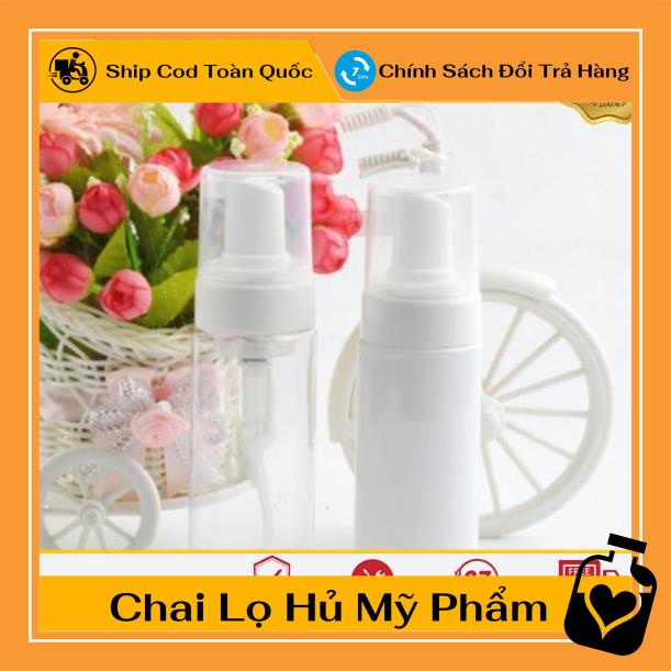 [TOP GIÁ RẺ] Chai xịt giọt tạo bọt đựng sữa rửa mặt 30ml/50ml/100ml/150ml