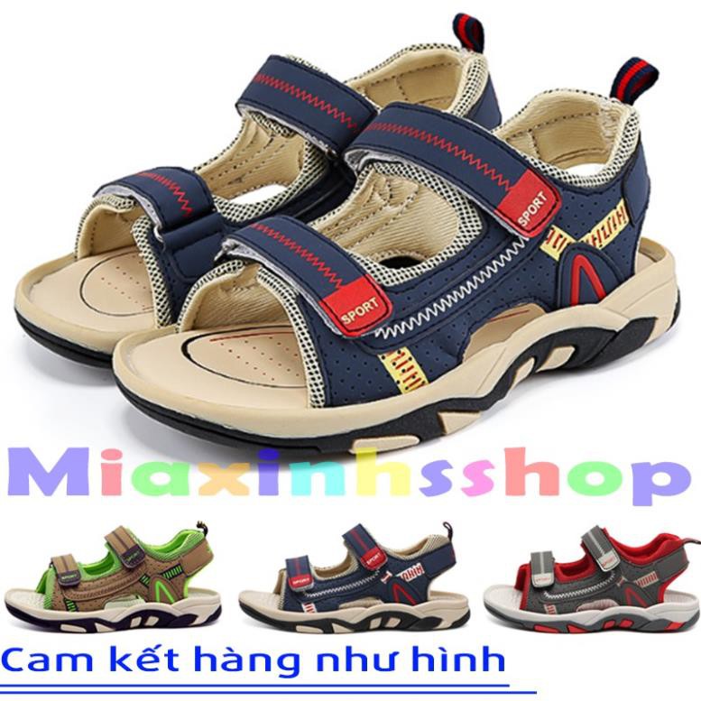 Sandal bé trai sandal trẻ em hàng cao cấp dép quai hậu xuất khẩu châu Âu