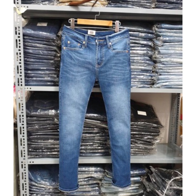 SALE Quần Bò Nam Levi chất jean co giãn ống đứng . 2021