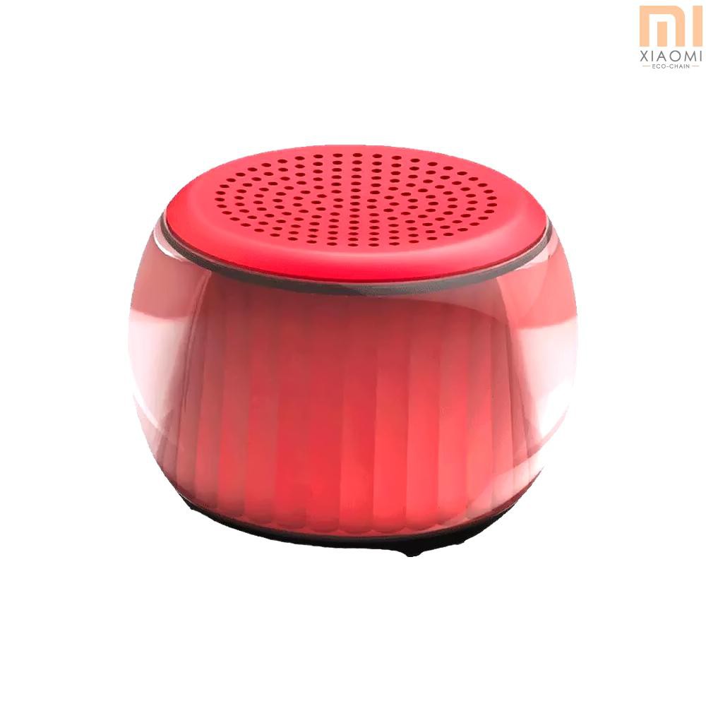 S☆S Xiaomi Velev TWS Lighting BT Speaker Interconnected Stereo BT5.0 LED Rhythm Lighting Music Player Sound Amplifier