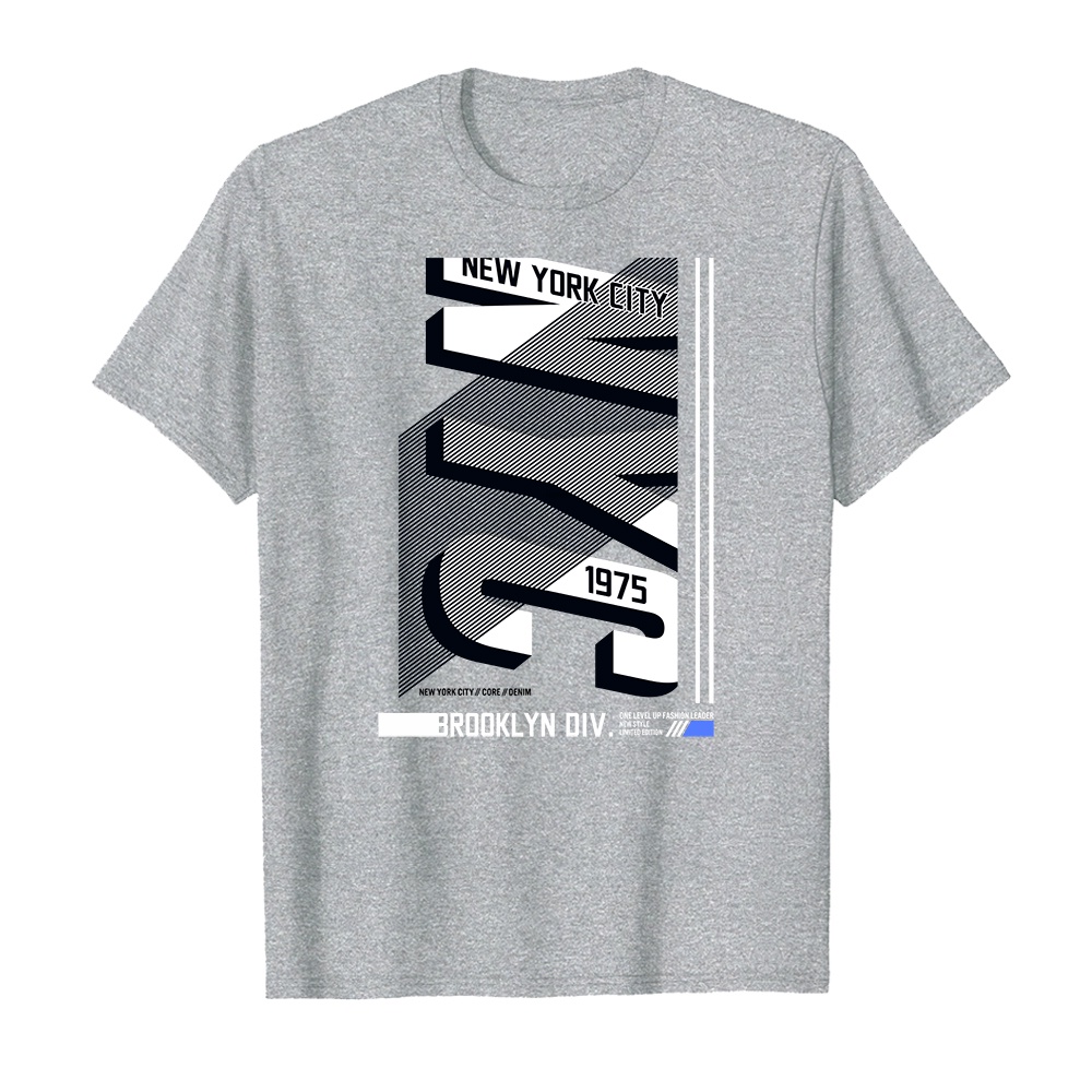 Áo thun cotton unisex HTFashion in hình new york city 14270