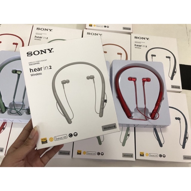 Tai nghe Bluetooth Sony Earphone 2 IN 1, kiểu dáng thể thao, có lắp thẻ nhớ