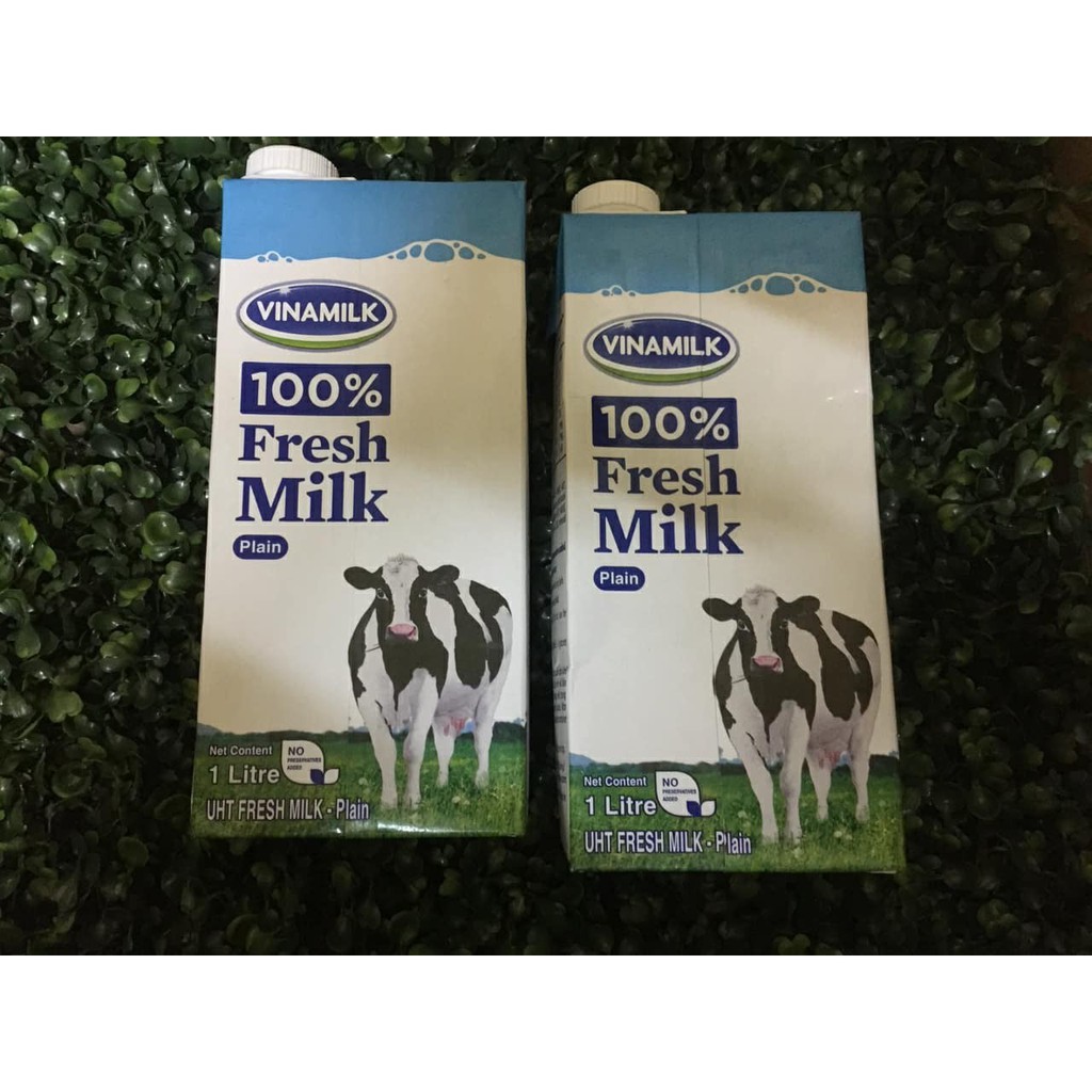 Sữa tươi tiệt trùng Vinamilk Có đường hộp 1lít - date 10/2018
