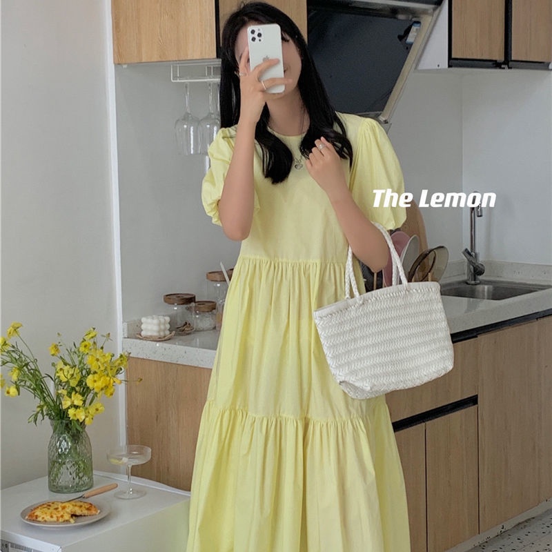 Đầm chữ A dáng rộng phong cách mùa hè Hàn Quốc thịnh hành cho nữ