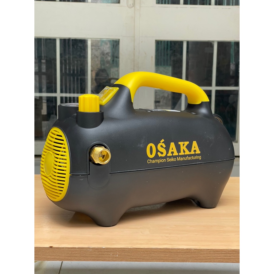 Máy rửa xe mini Osaka S3 2000w, có chỉnh áp, lõi đồng 100%, máy rửa xe gia đình