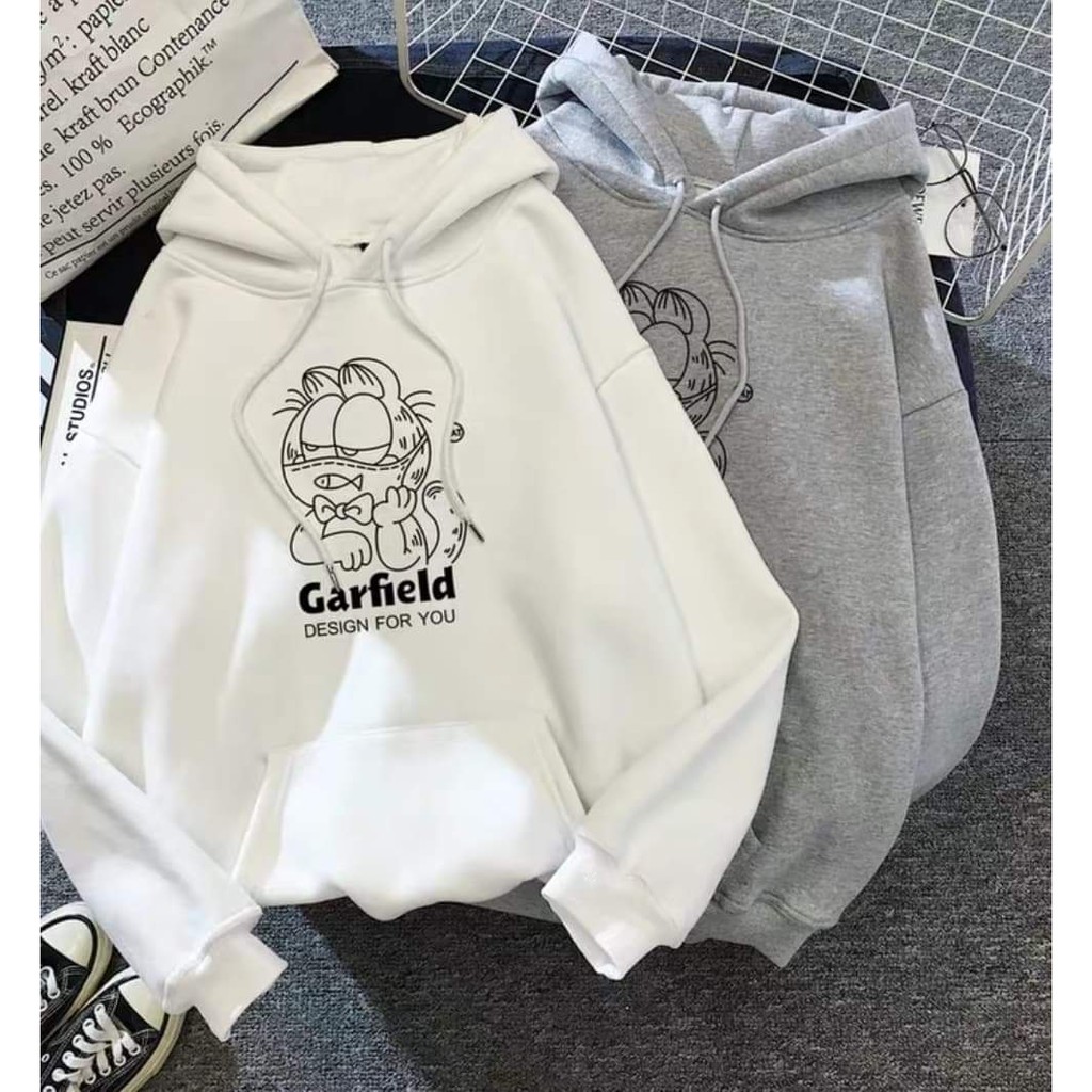 Áo Khoác Hoodie GARFIELD CAT Form Rộng Unisex - VIET_STAR | BigBuy360 - bigbuy360.vn