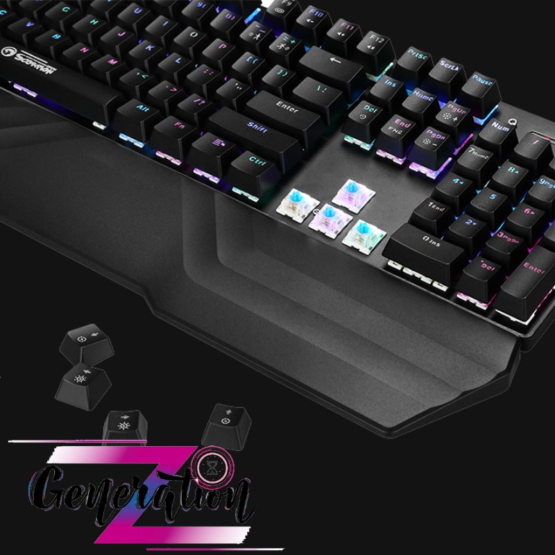 Bàn phím Cơ Marvo KG925G - KEYBOARD LED MARVO KG925G