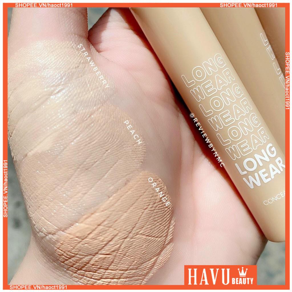 Kem Nền Che Khuyết Điểm KissBeauty Concealer Long Wear Vị Trái Cây  Lâu Trôi  Che Phủ Toàn Diện Làm Sáng Màu Da