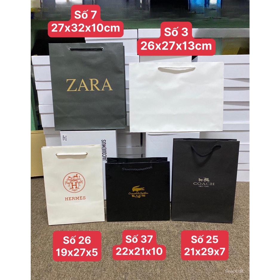 Túi giấy các hãng