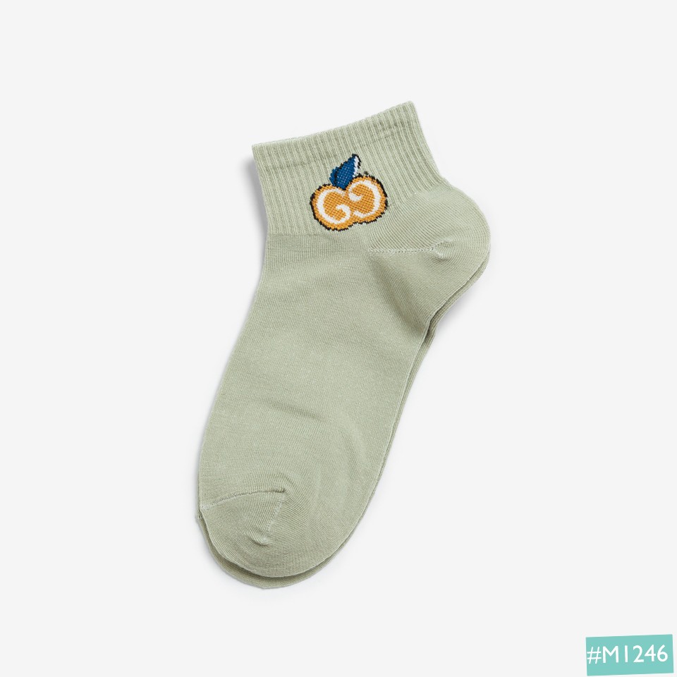 Tất Vớ Nữ Cổ Ngắn Hàn Quốc MINSU M1246 Họa Tiết Dễ Thương Cute, Chất Cotton Thoáng Mát, Thấm Hút Mồ Hôi