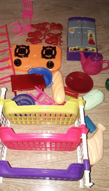 Sét bộ đồ chơi nhà bếp kệ chén Đồng sanh Việt Nam