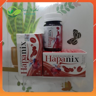 VIÊN UỐNG HAPANIX - Hỗ Trợ Ổn Định Huyết Áp Phòng Ngừa Đột Quỵ Bảo Vệ Tim Mạch Hạ Mỡ Máu - [CHÍNH HÃNG] HỘP 30 VIÊN