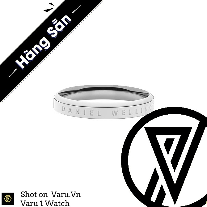[Chính Hãng] Nhẫn nam nữ DW Daniel Wellington Classic Ring Sliver Thép bạc cặp đôi