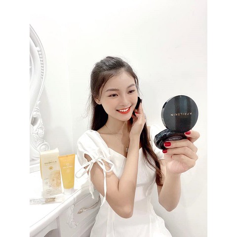 [ Mẫu mới] Phấn Nước April Skin Black Magic Snow Cushion Galaxy Edition (15g)