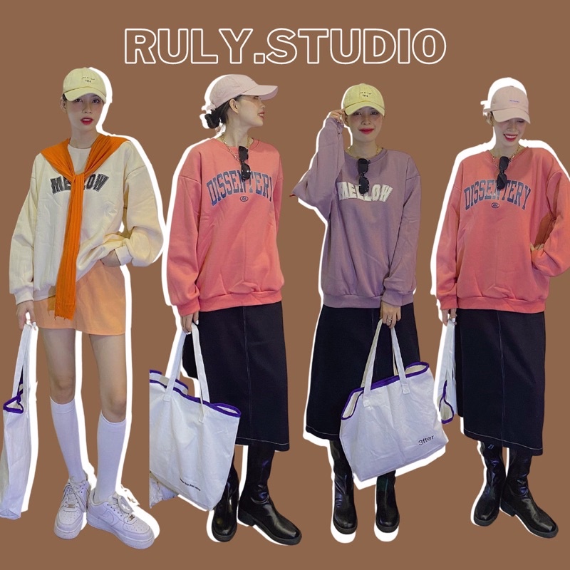 [ Hình thật shop tự chụp] Áo sweater nỉ bông siêu dày