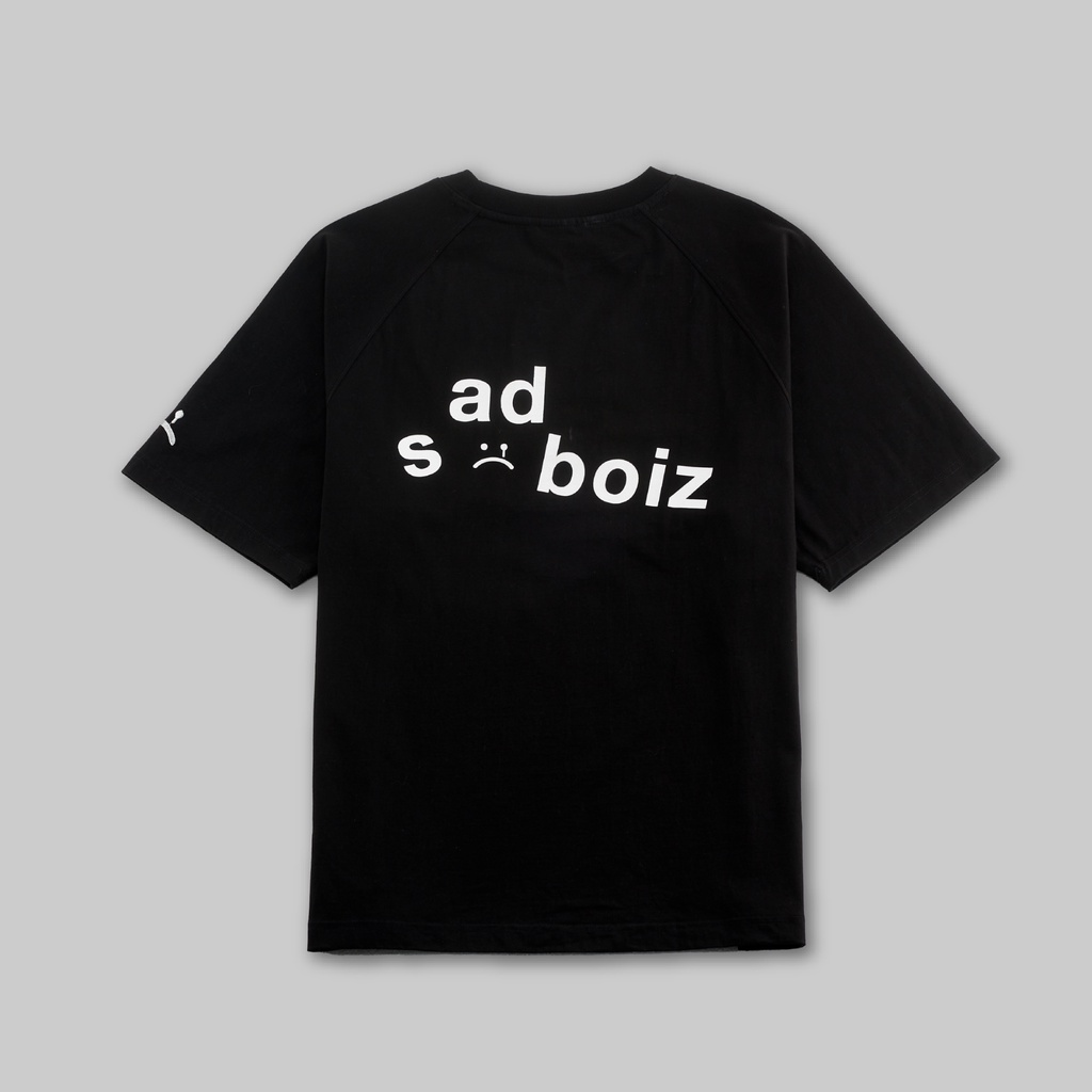 LlJa /Áo Thun Nam Nữ SADBOIZ Đen Signature, Tee Phông Local Brand Basic Sadboy Tay Lỡ Chữ Thêu Full Tag Ulzzang SATO SHO