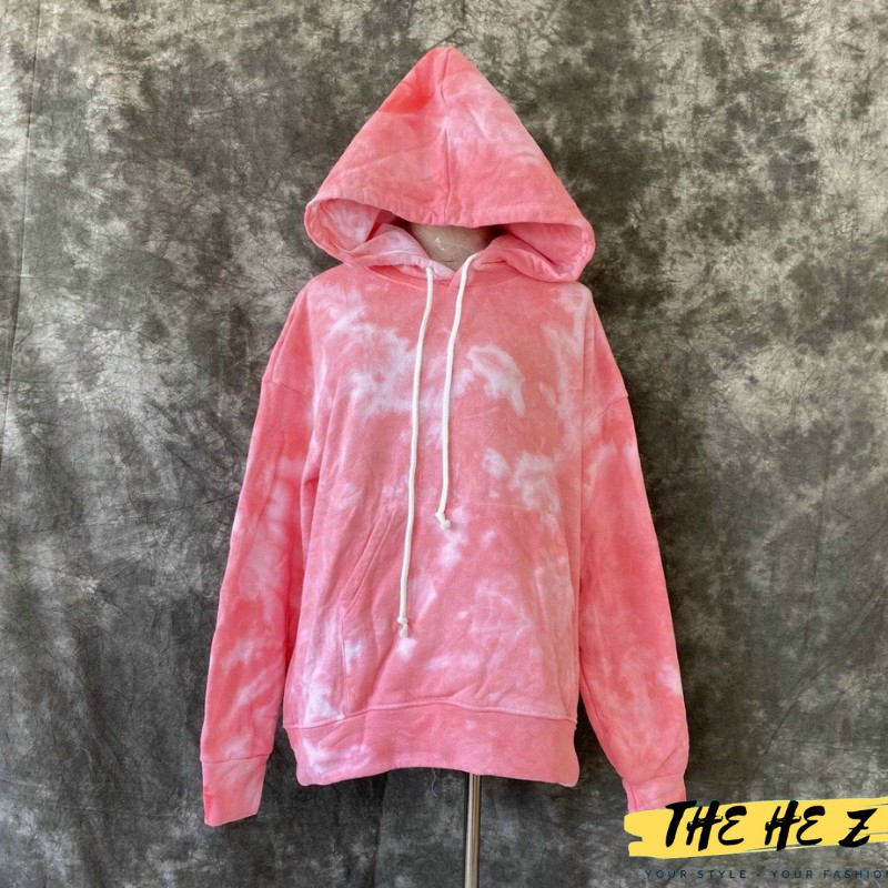 Áo Hoodie loang màu nỉ form rộng unisex Z012 | BigBuy360 - bigbuy360.vn