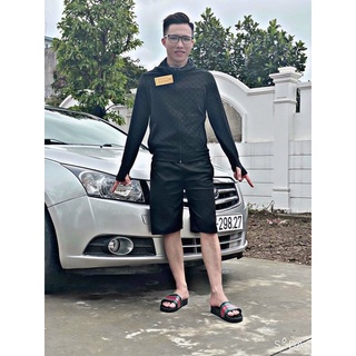 áo chống nắng dập vân lv  thông hơi nam nữ thời trang