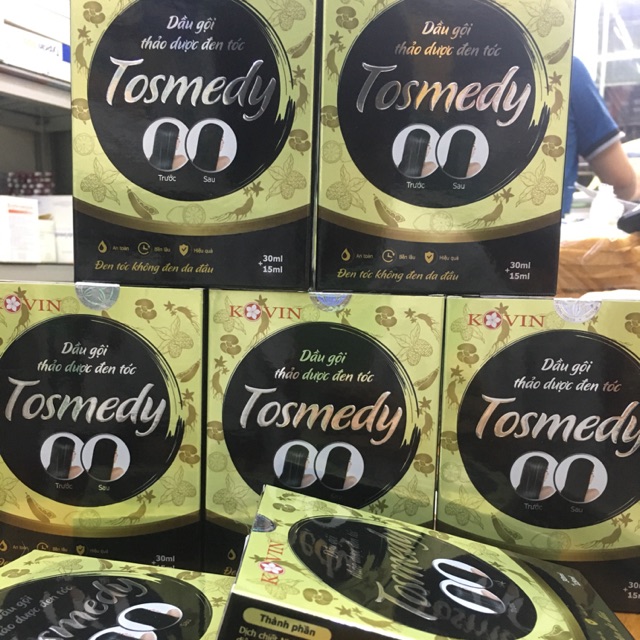 Tosmedy - dầu gội đen tóc thảo dược