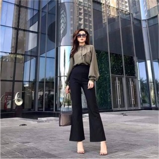 Quần tây ống loe công sở