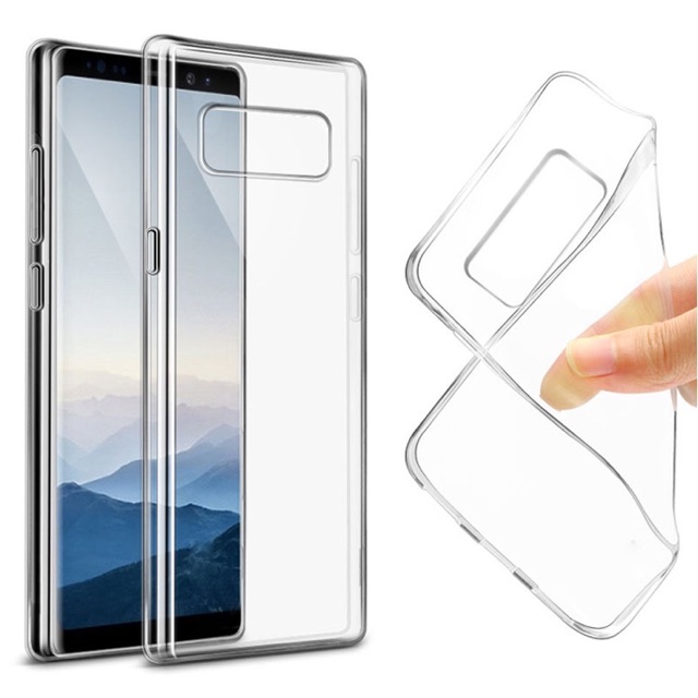 Ốp Lưng Silicon trong suốt Samsung Note 8