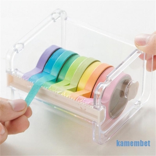 (Bán Chạy * Mã) Hộp Đựng Cuộn Băng Dính Washi Để Bàn