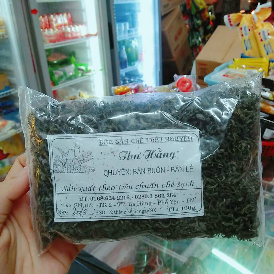 TRÀ TÂN CƯƠNG - TRÀ THƯ HẰNG ĐẶC SẢN CHÈ THÁI NGUYÊN GÓI 100G