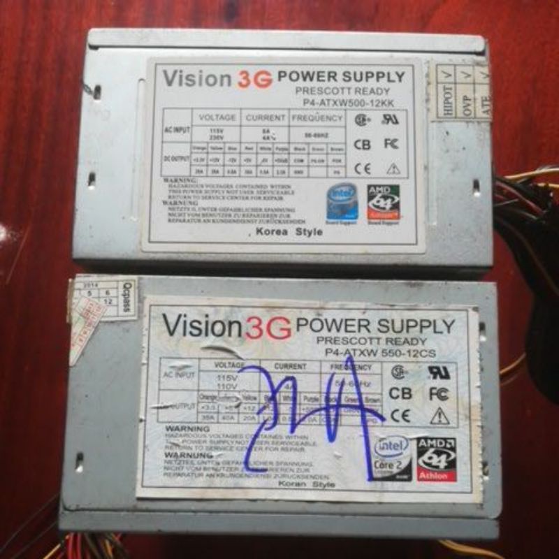 Combo 2 bộ nguồn máy tính lỏi