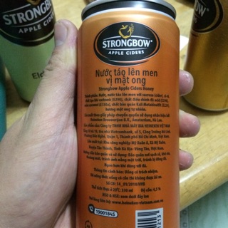4 Lon StrongBow Cider Honey 330ml