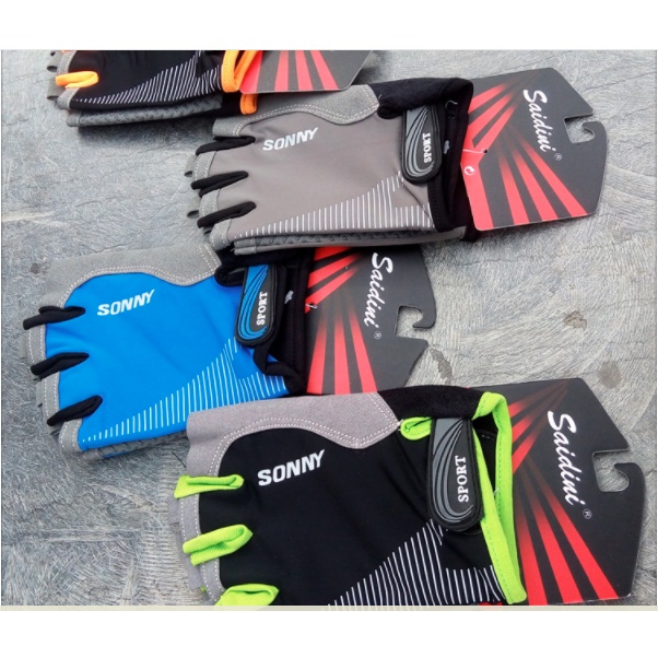 Găng tay xe đạp hở ngón dành cho nam và nữ