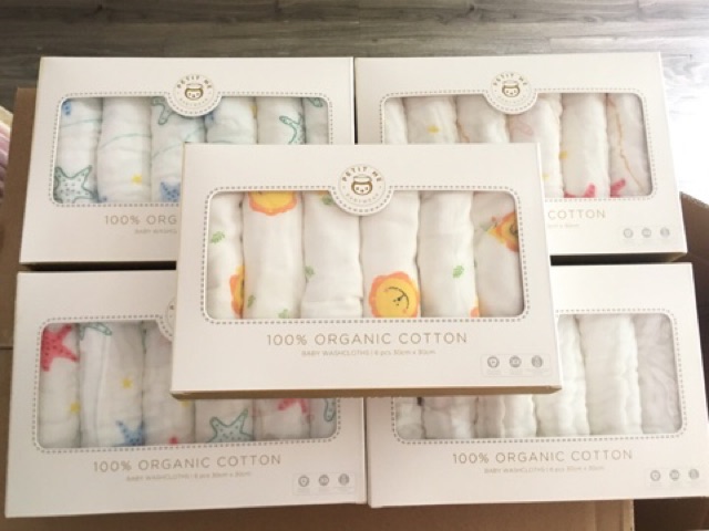 Set hộp 6 Khăn sữa Petit me