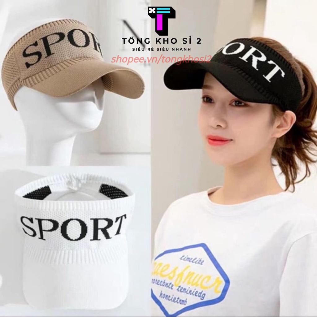 PVN2097 Mũ nửa đầu sport mềm đẹp / nón nửa đầu T2