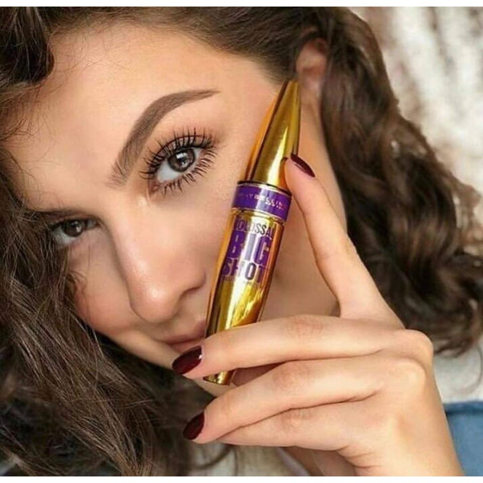 Mascara Maybelline Vàng Mẫu Mới Dày Mi Cực Đại Magnum Bigshot